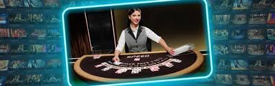 Live blackjack table at nextogel link with dealer and multiple players